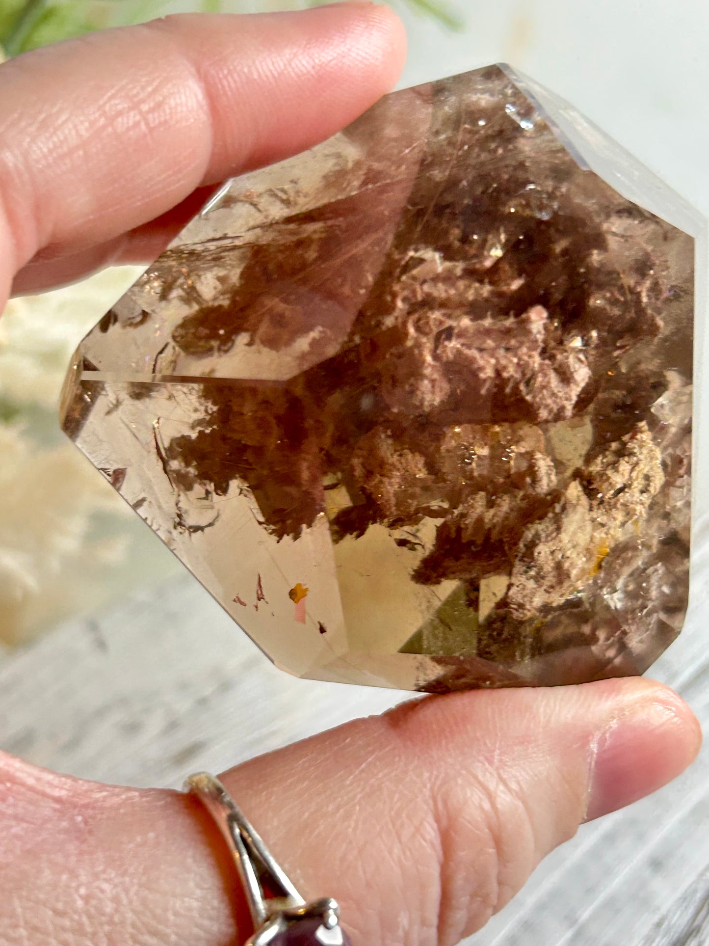 Rutile Lodolite Quartz | Garden Quartz | Included Quartz Piece