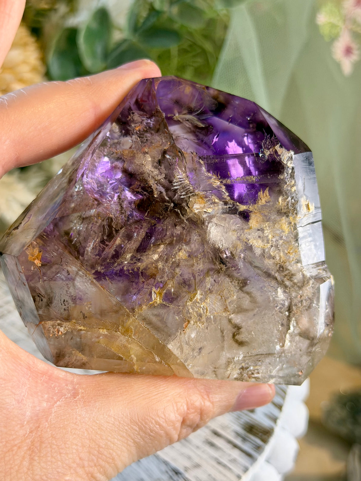 Polished Amethyst Elestial | Brazil
