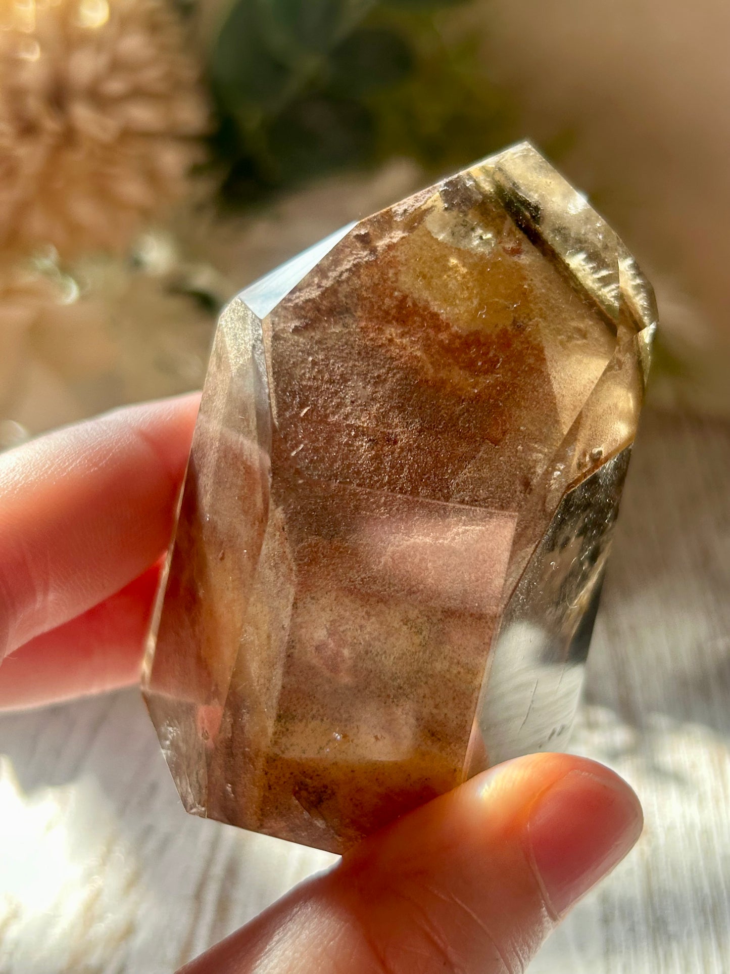 Inclusion Quartz Tower | Natural Quartz with Mineral Inclusions