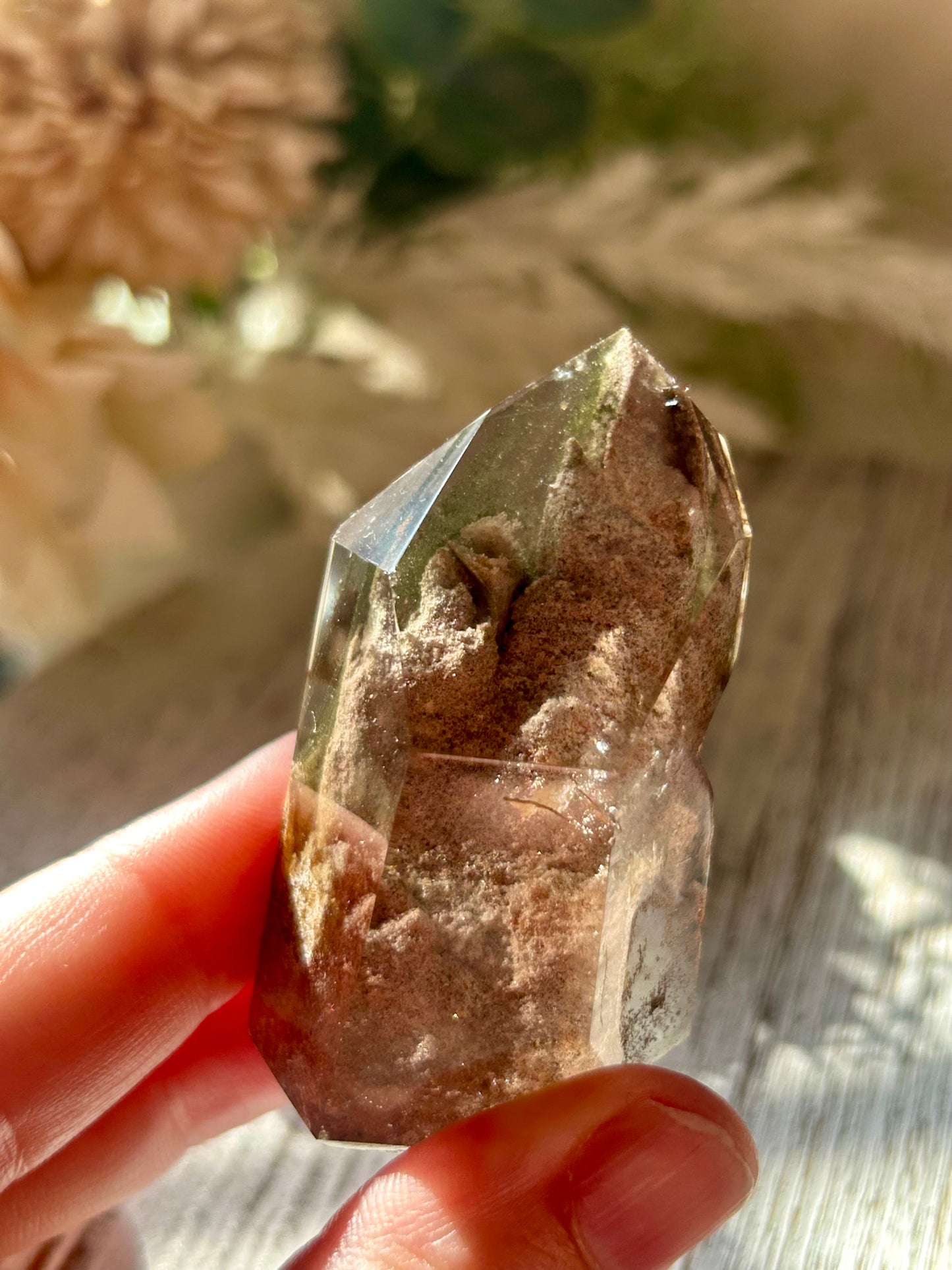 Inclusion Quartz Tower | Natural Quartz with Mineral Inclusions