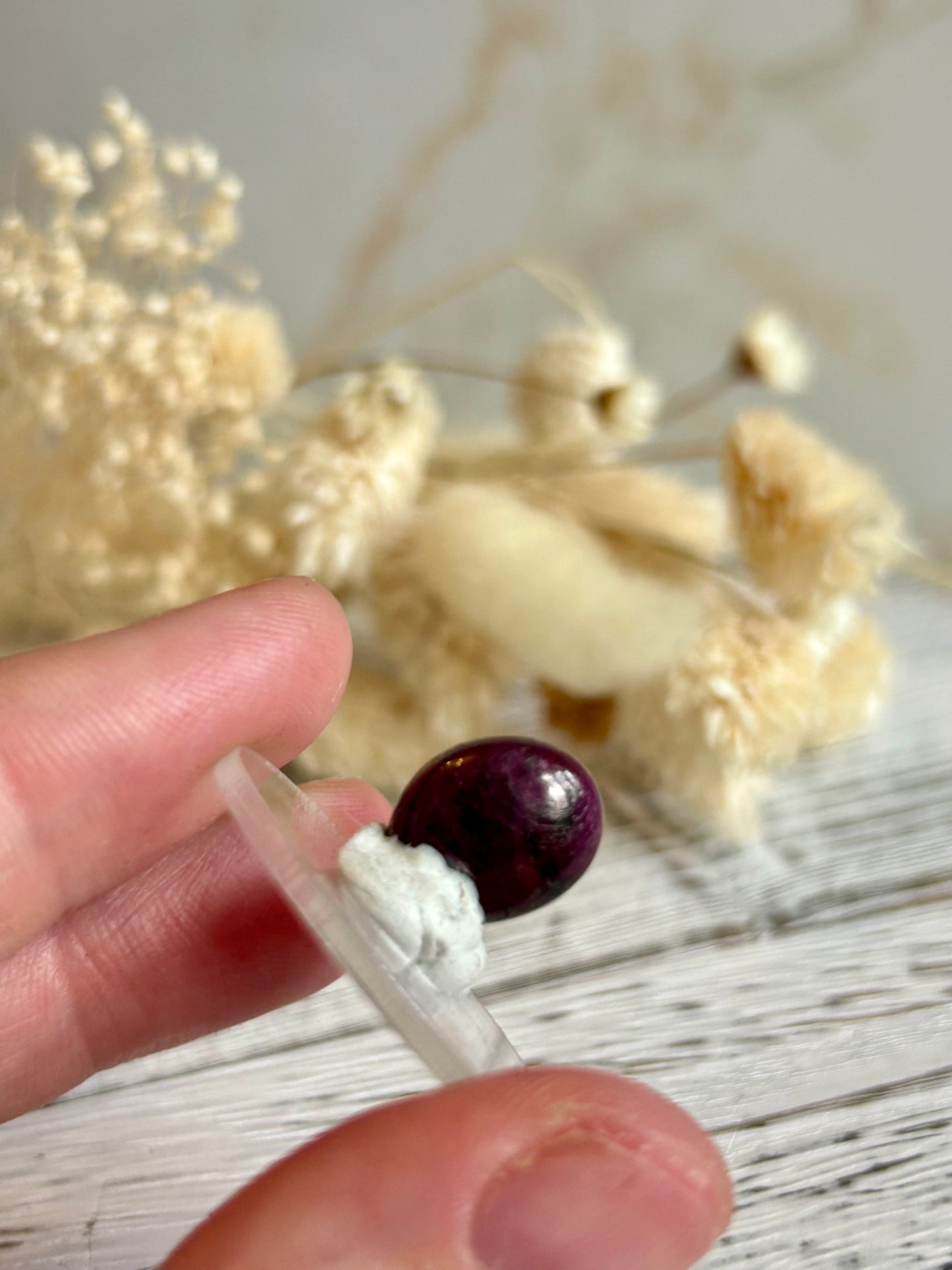 Natural Ruby Cabochon – Vitality, Courage & Heart Energy