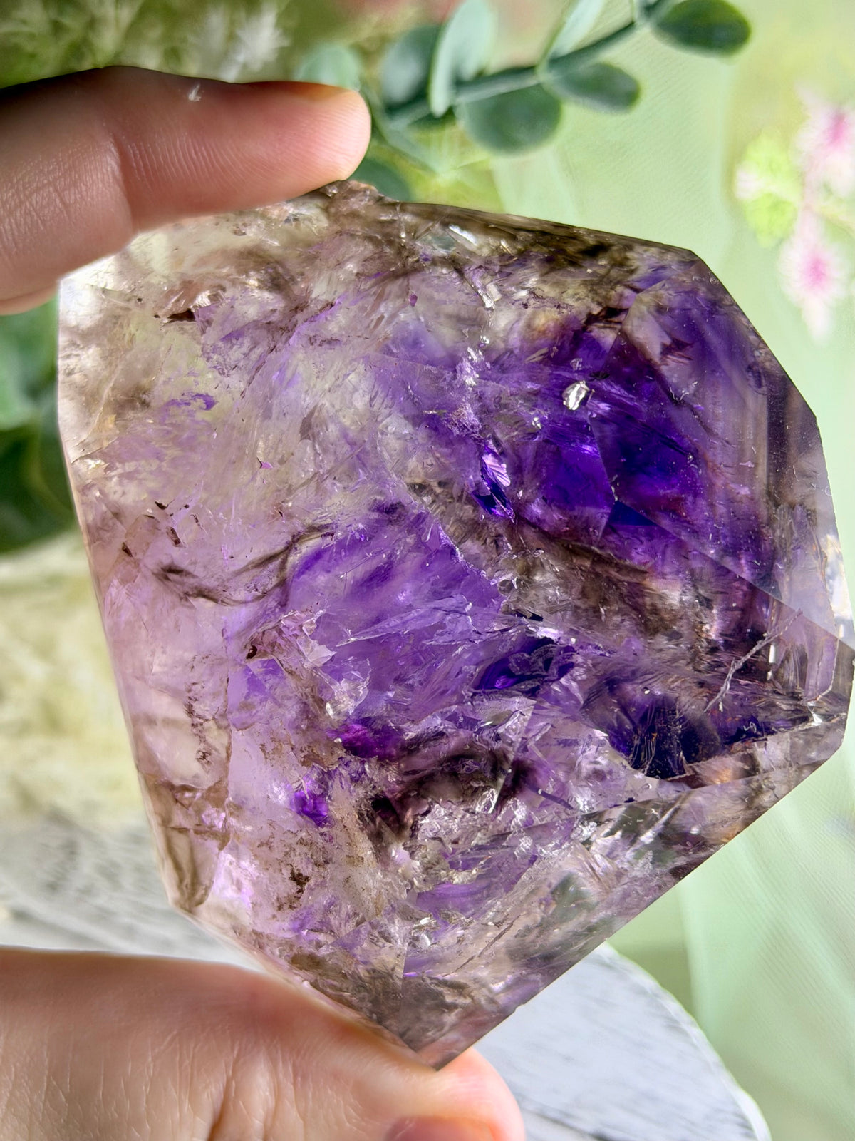 Polished Amethyst Elestial | Brazil