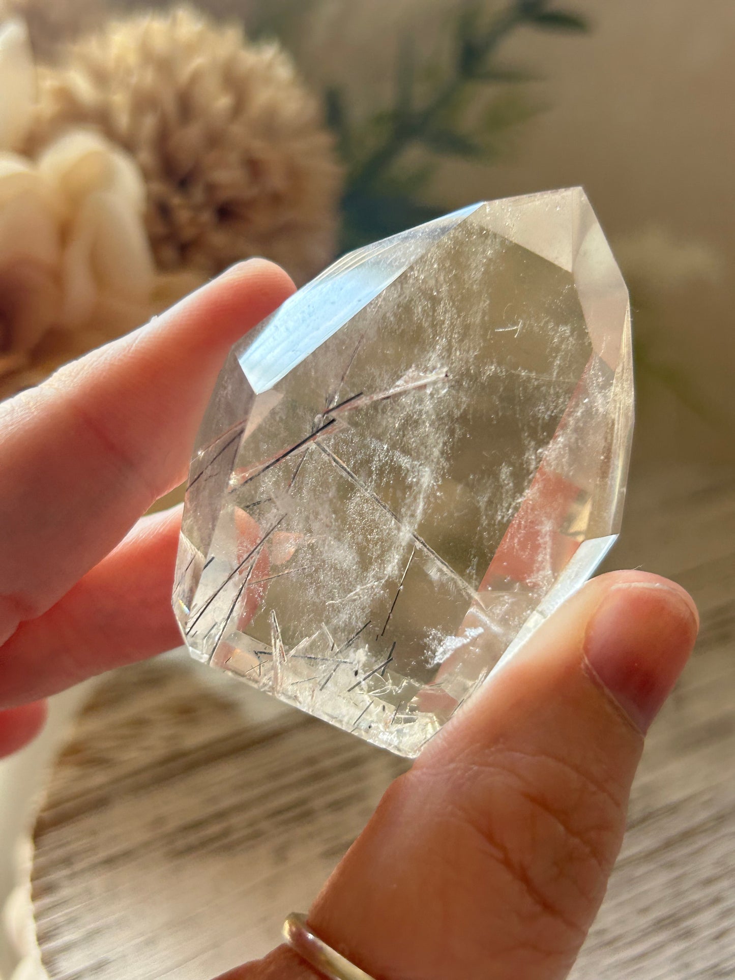 Citrine Rutile Tower – Golden Threads of Light