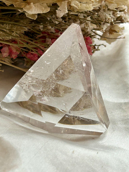 Clear Quartz triangle