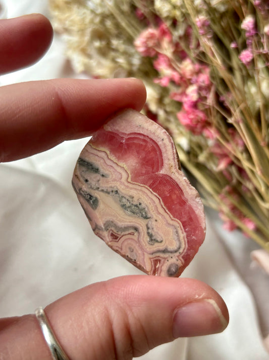 Rhodochrosite slice