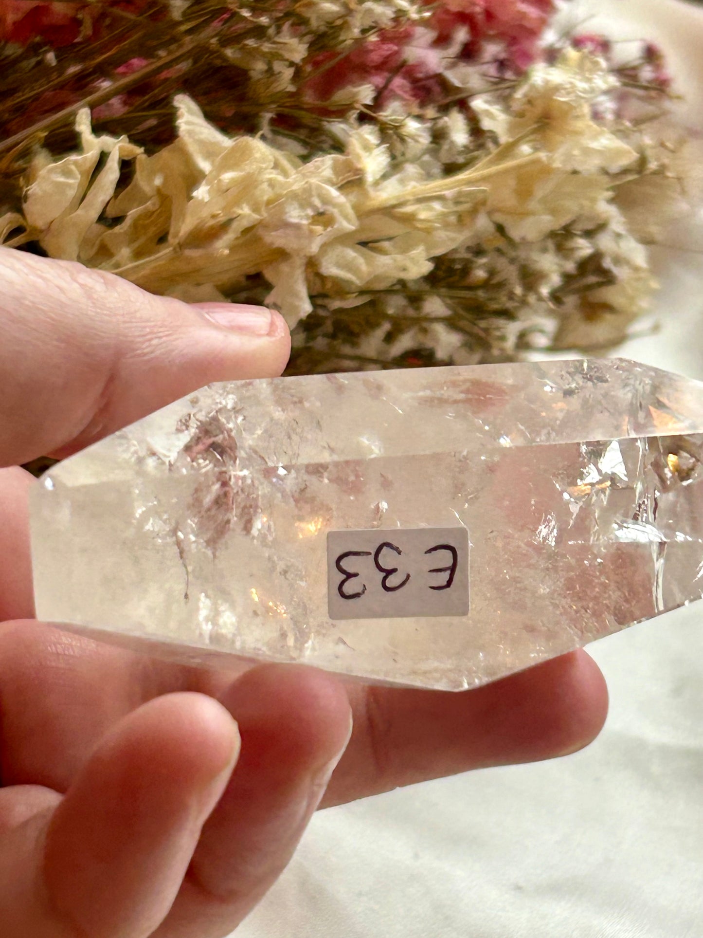 Clear Quartz triangle