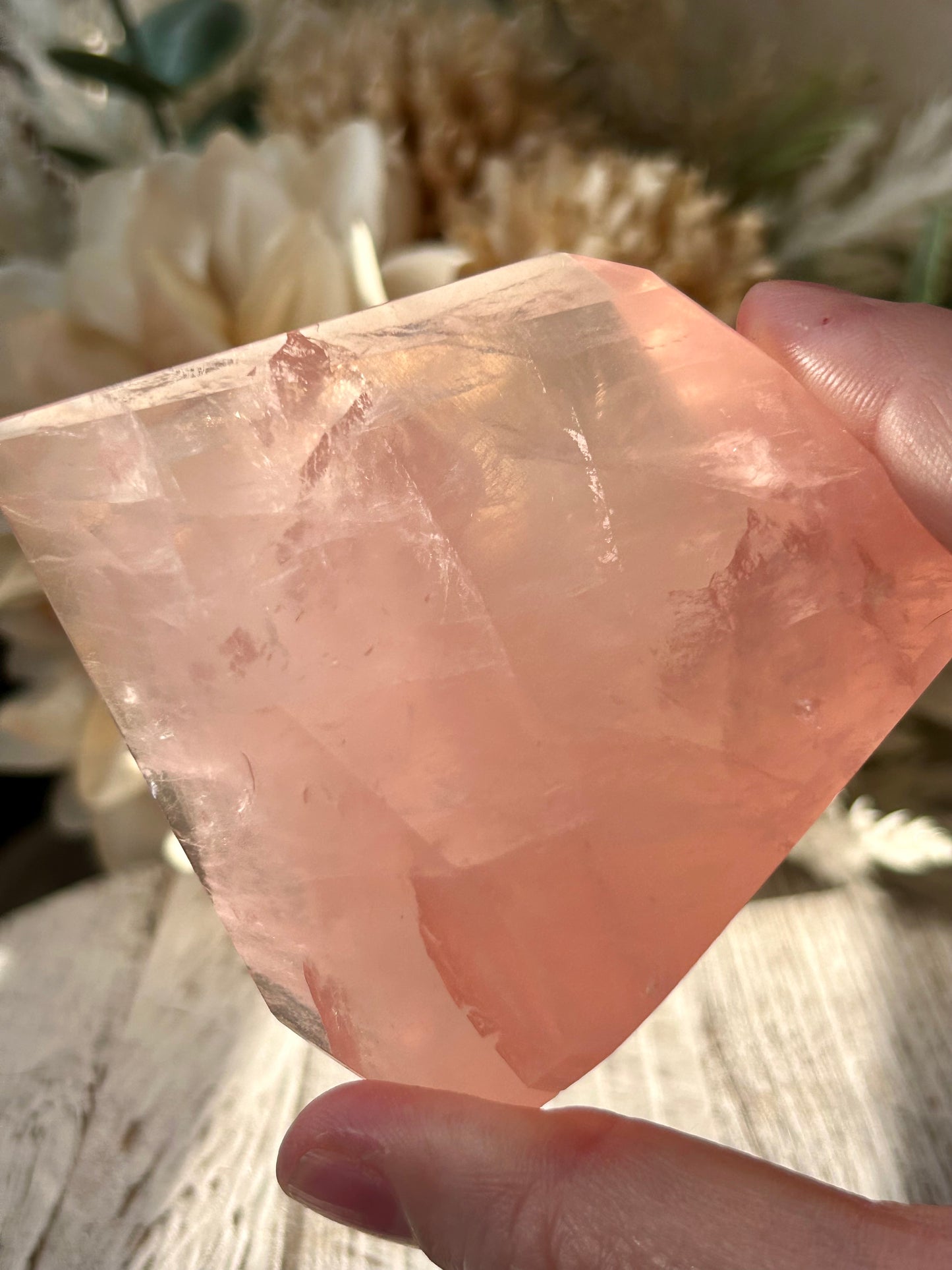 High Grade Bubblegum Pink Rose Quartz Freeform