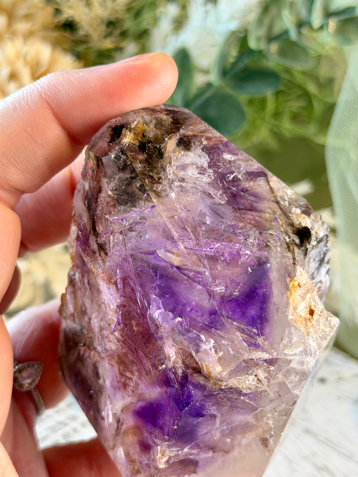 Polished Amethyst Elestial | Brazil