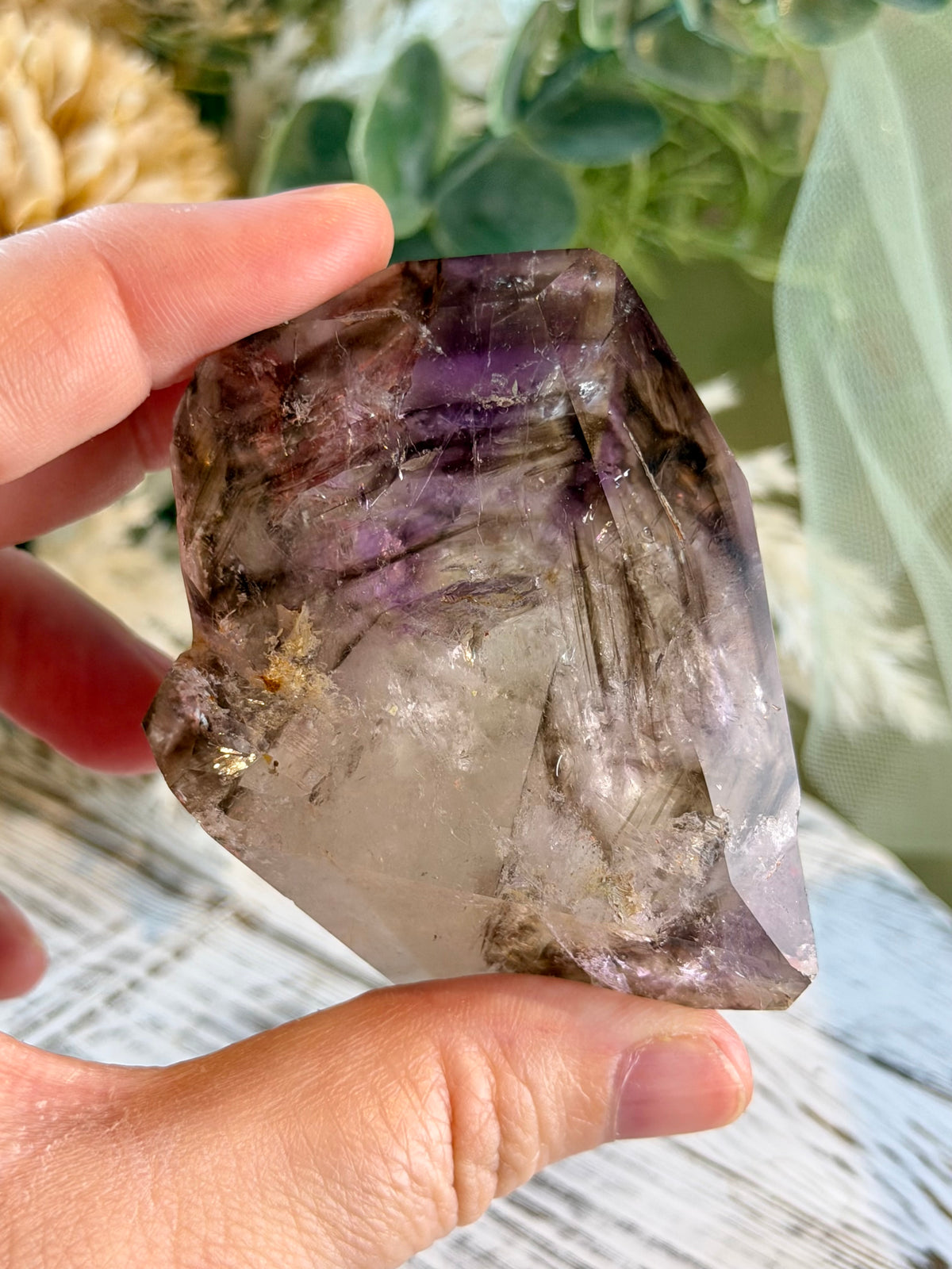 Polished Amethyst Elestial | Brazil