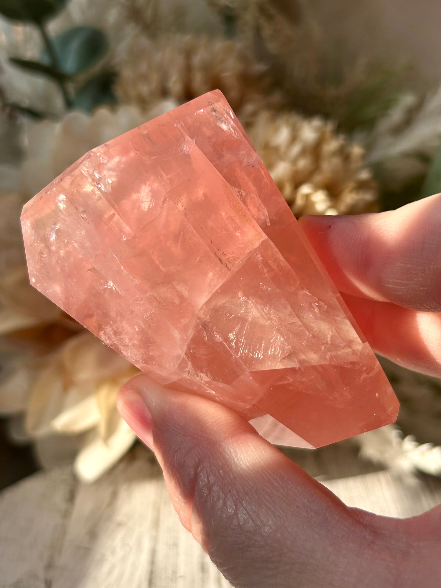 High Grade Bubblegum Pink Rose Quartz Freeform