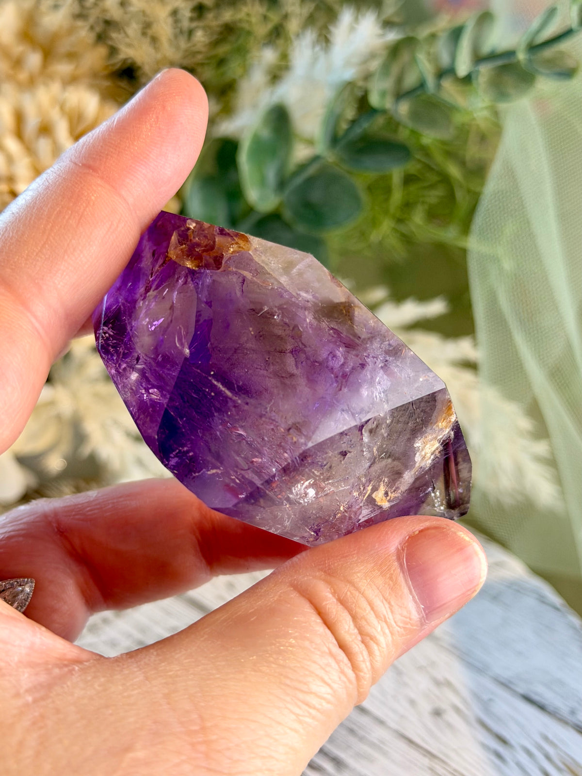 Polished Amethyst Elestial | Brazil