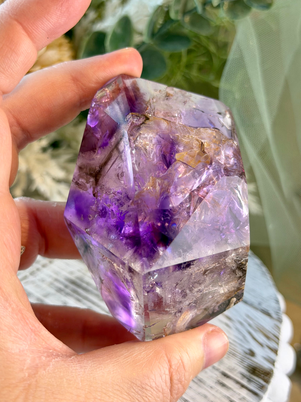 Polished Amethyst Elestial | Brazil