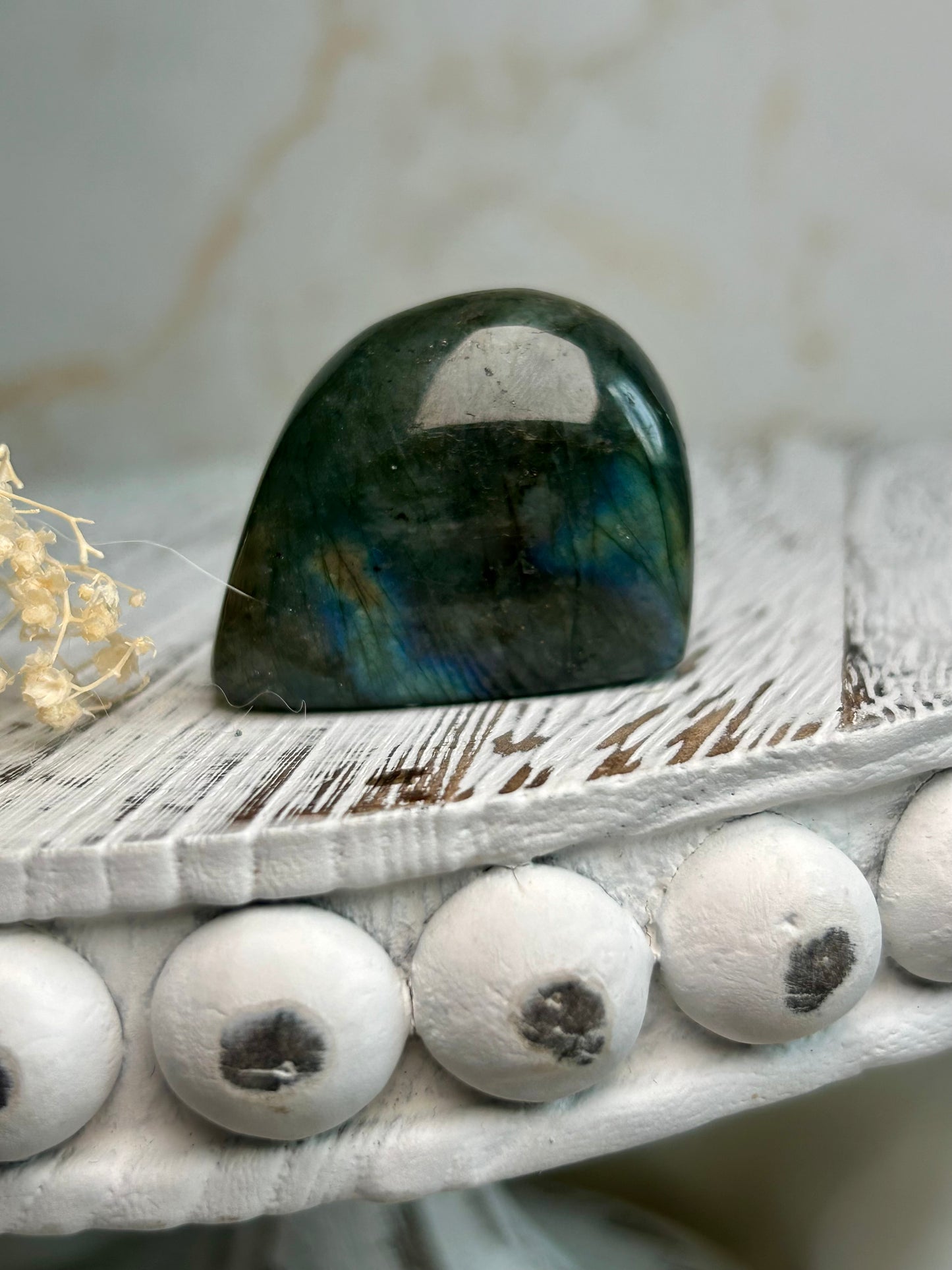 Mini Blue Flash Labradorite Freeform | Intuition & Transformation Stone