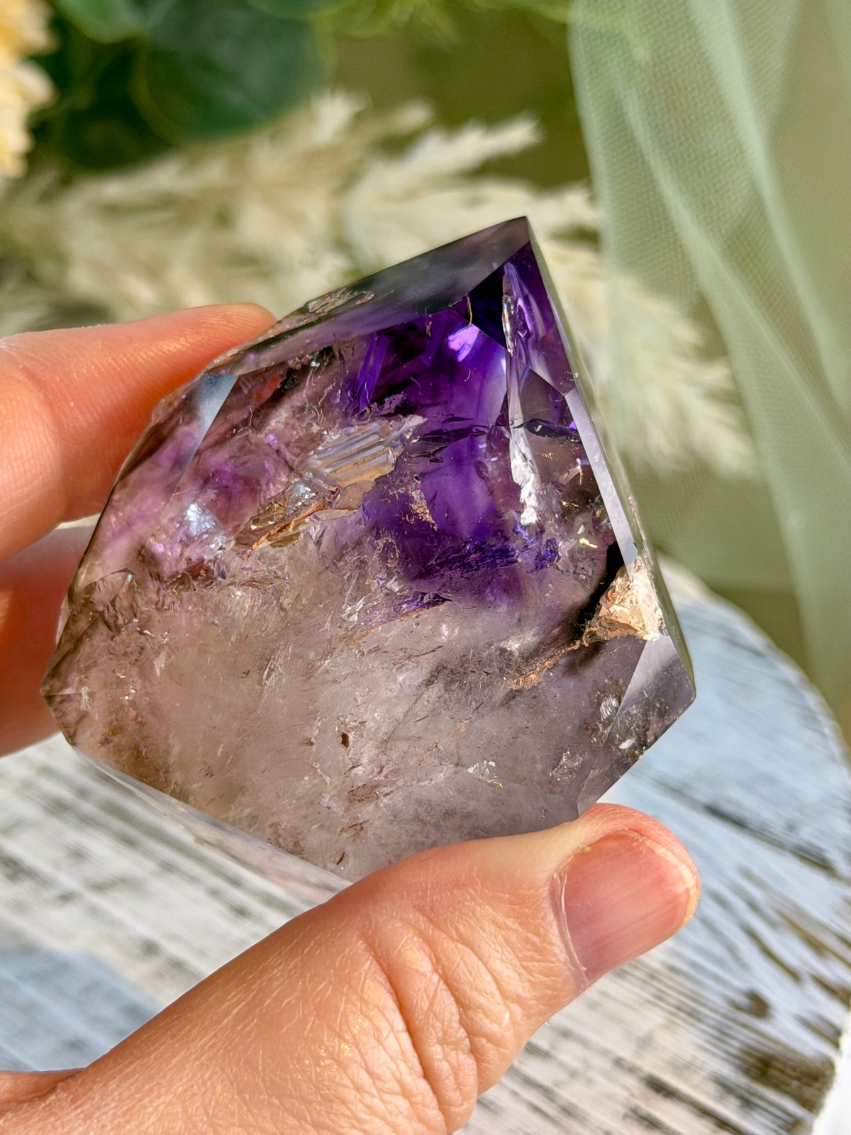Polished Amethyst Elestial | Brazil