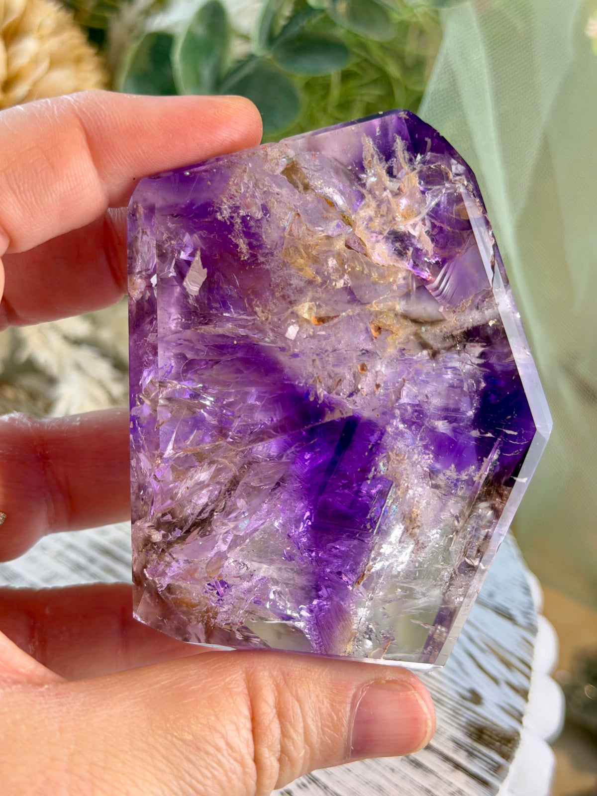 Polished Amethyst Elestial | Brazil