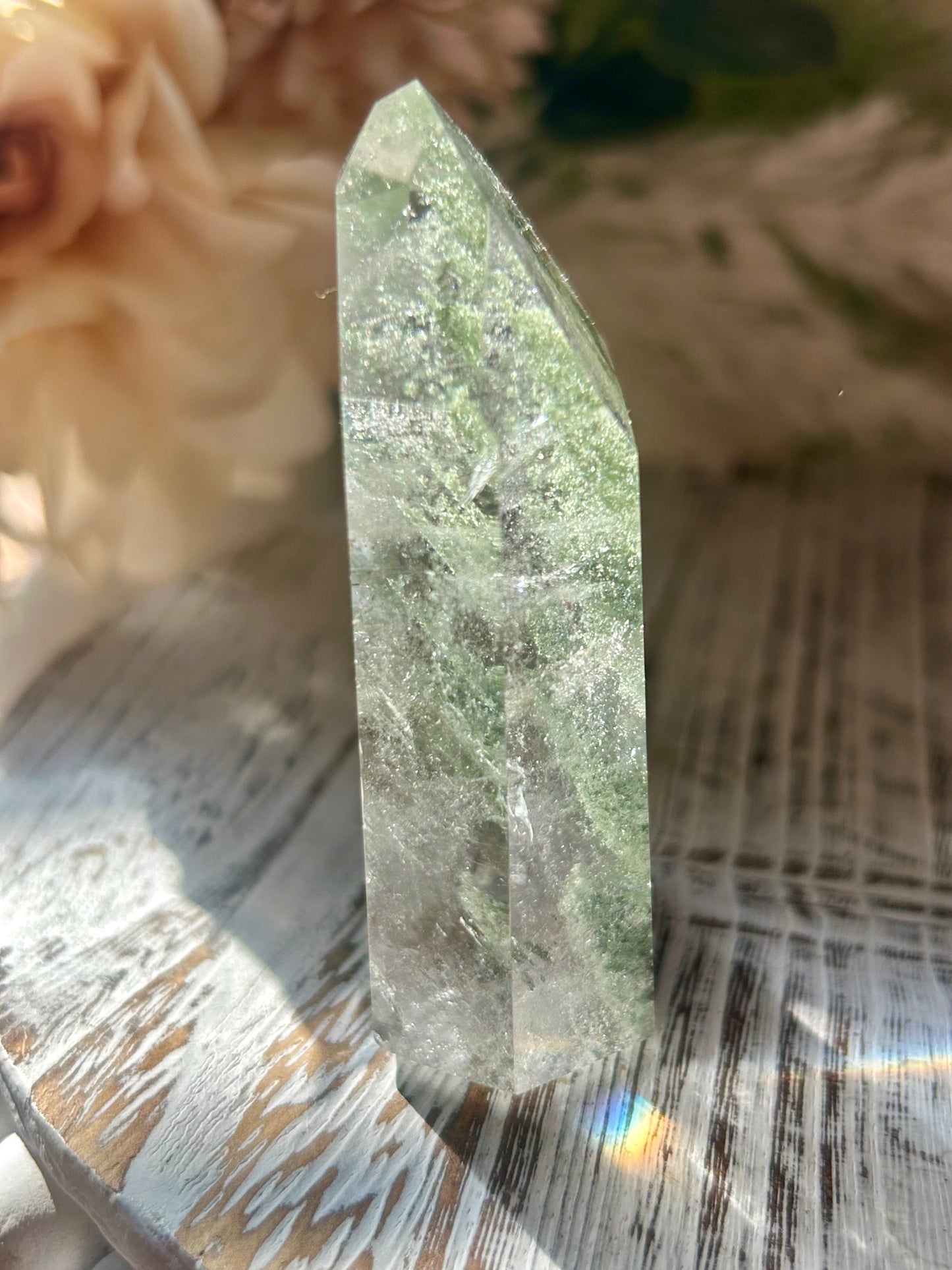 Inclusion Quartz Tower | Natural Quartz with Mineral Inclusions