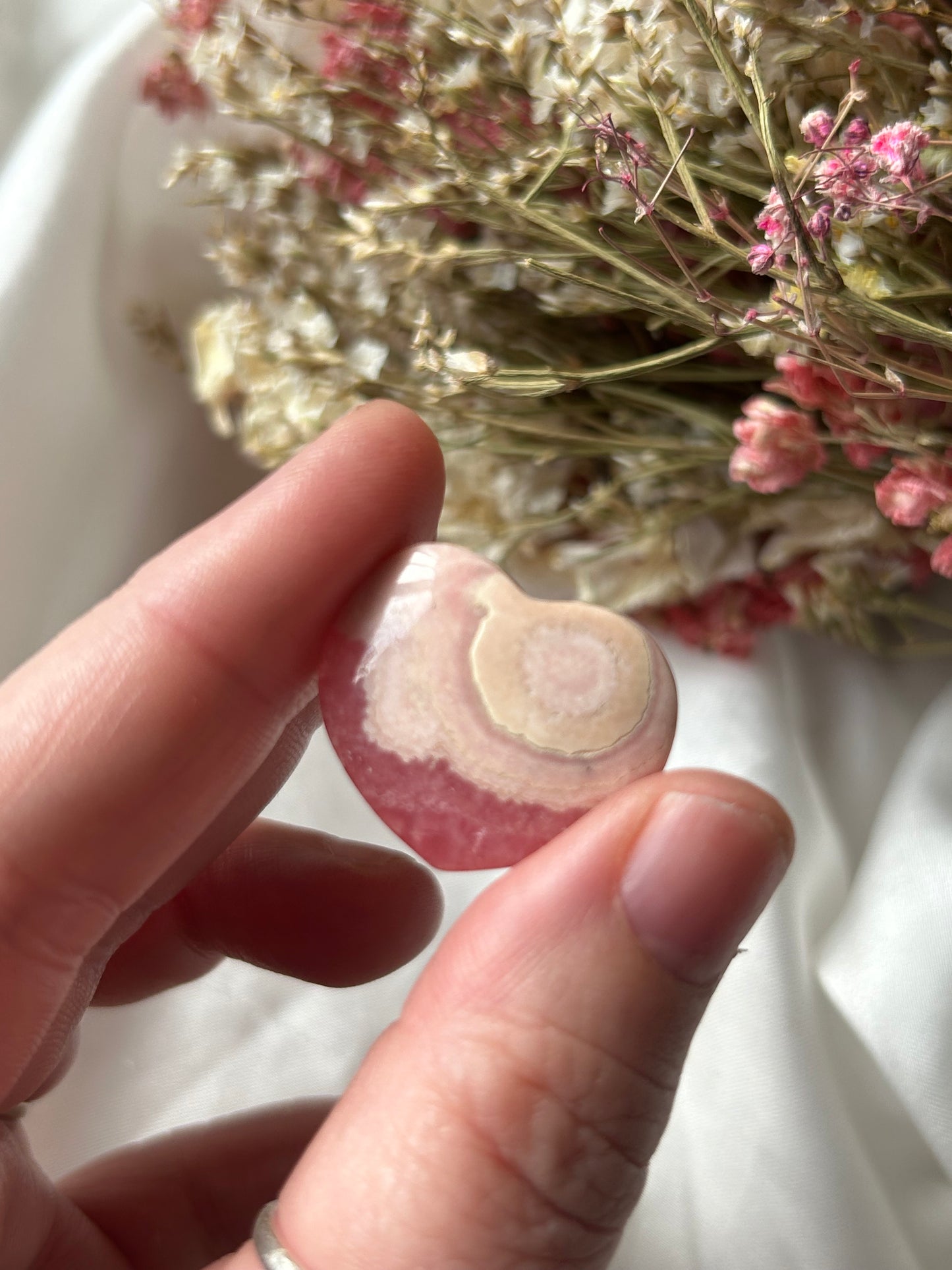 Mini Rhodochrosite heart