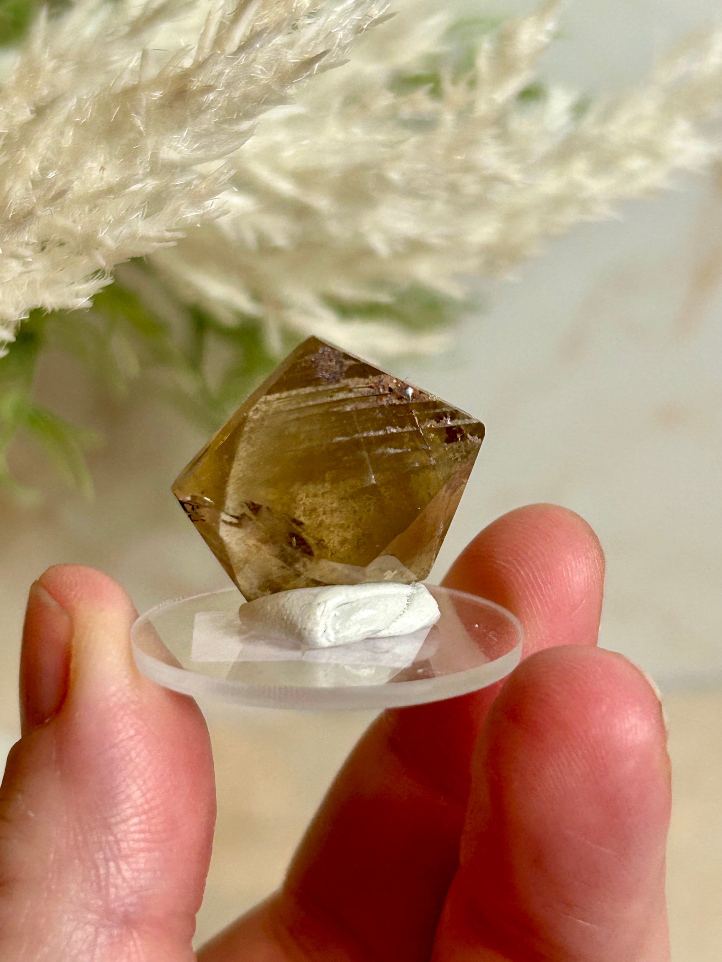 30 Carat Faceted Citrine cab – Golden Clarity With Natural Inclusions