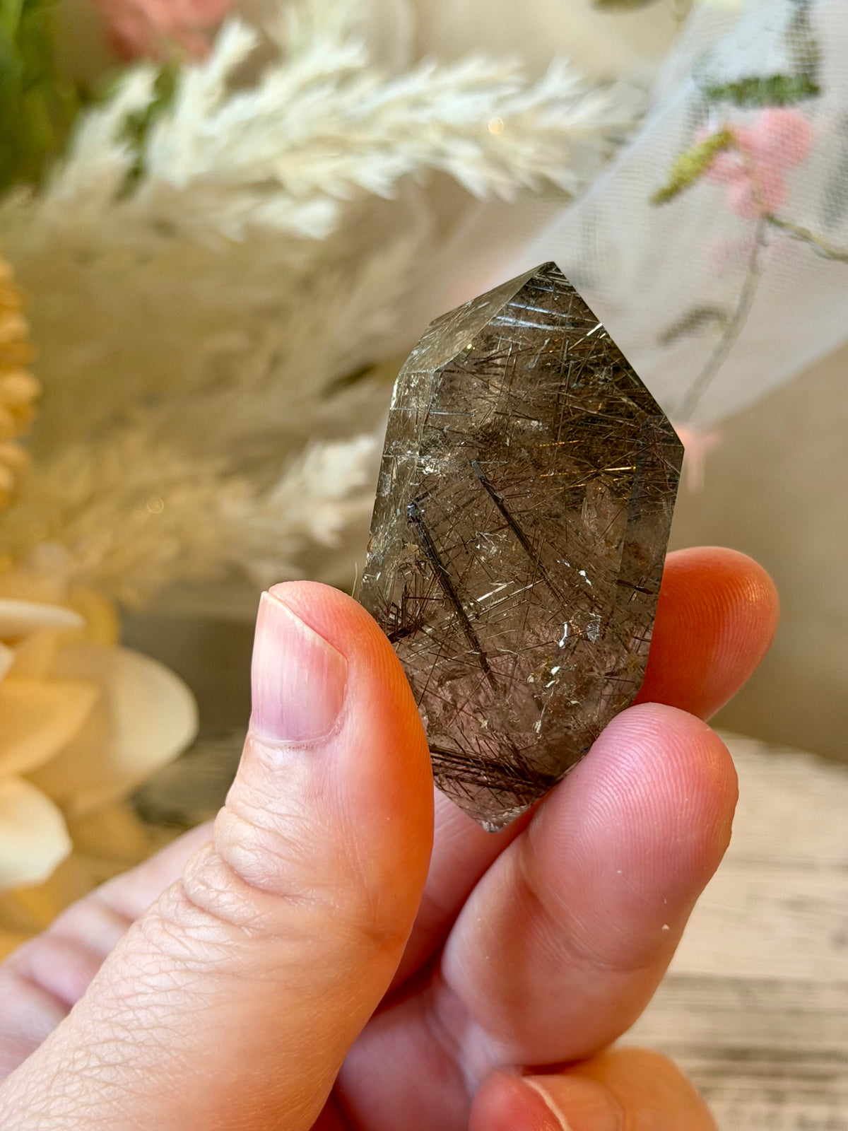 High Grade Rutilated Quartz | Natural Rutile Crystal DT