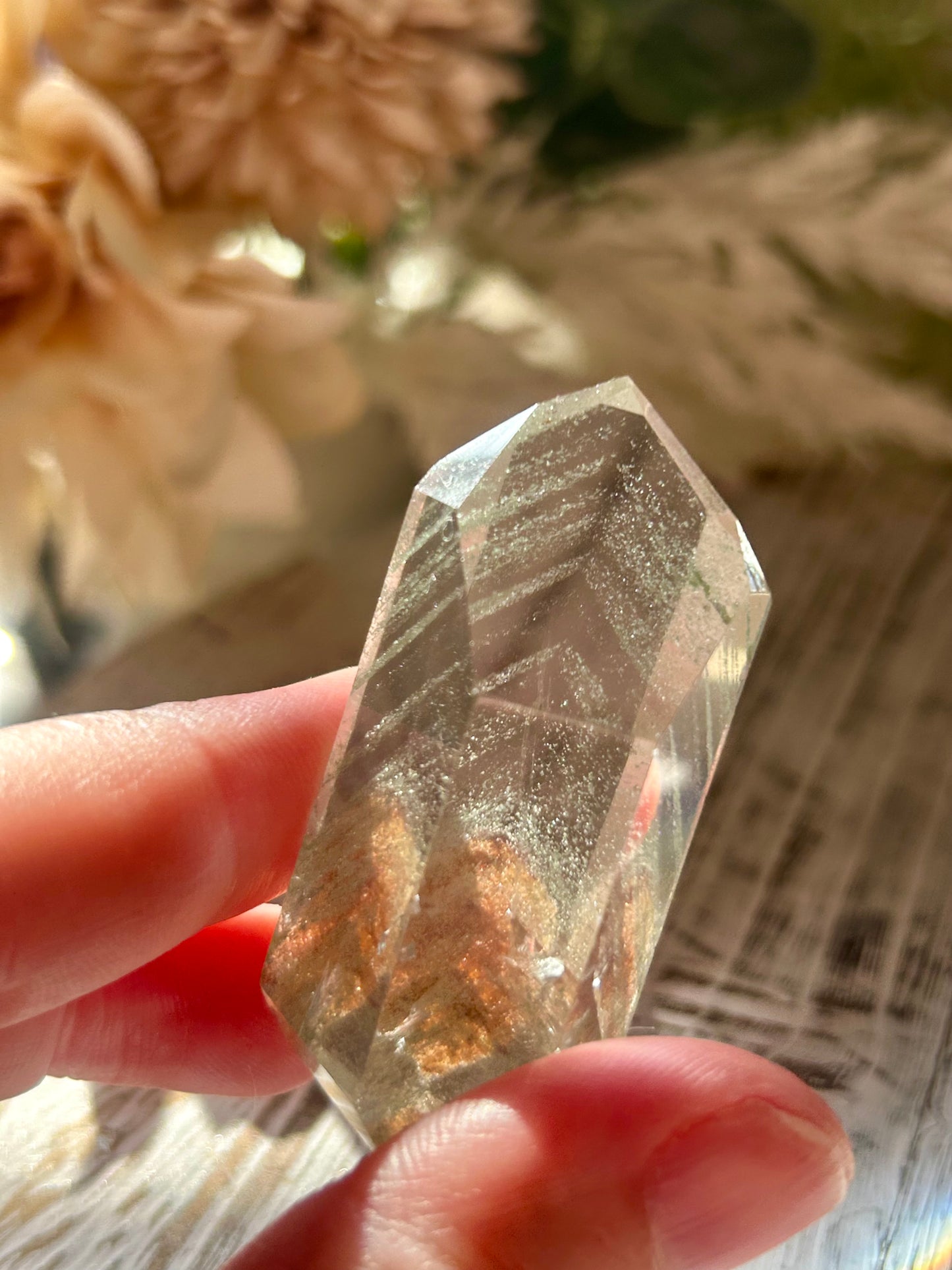 Inclusion Quartz Tower | Natural Quartz with Mineral Inclusions