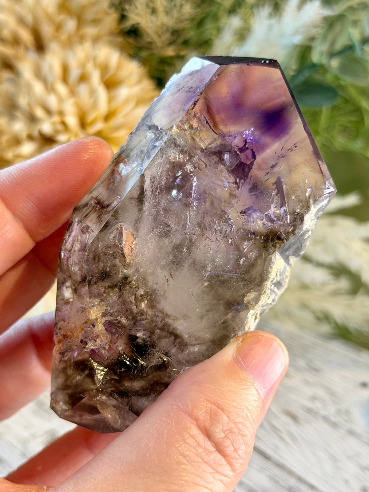 Polished Amethyst Elestial | Brazil