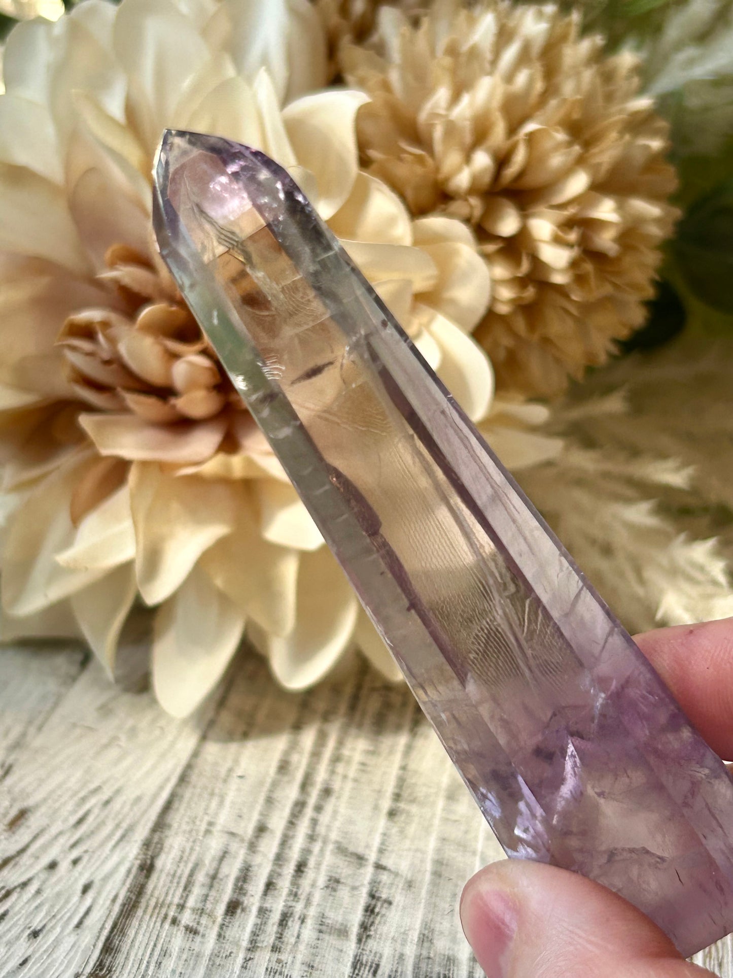 Royal Amethyst Towers — Polished Points — Phantom Inclusion