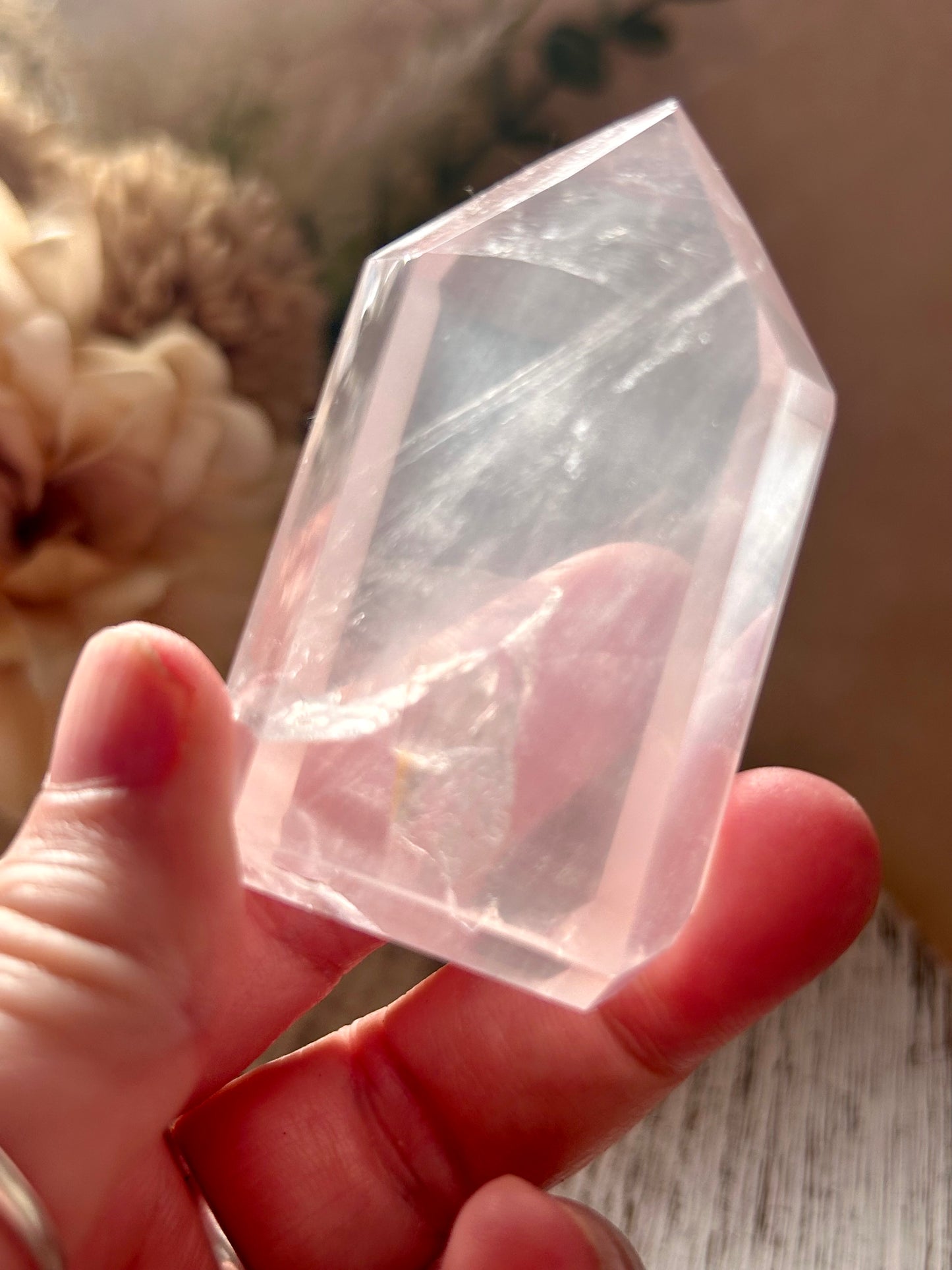 Rose Quartz Freeform – Soft Pink Quartz for Love & Calm