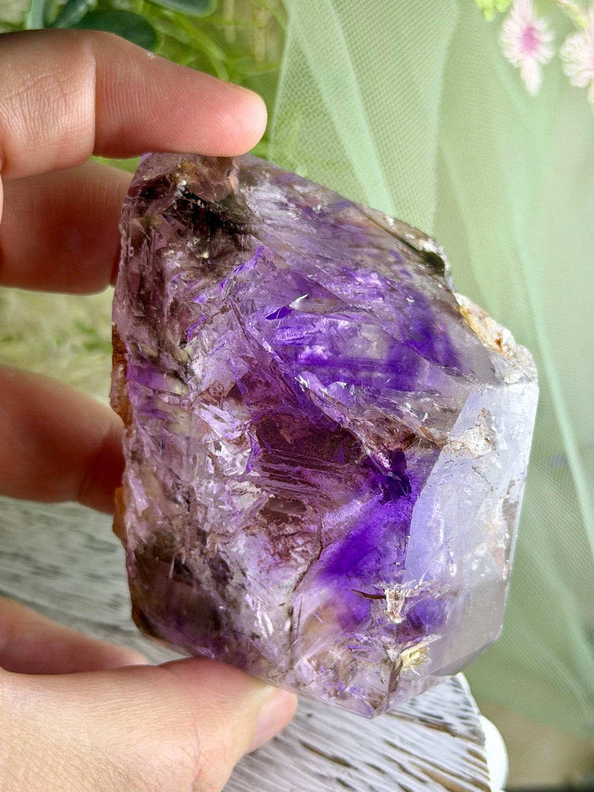 Polished Amethyst Elestial | Brazil