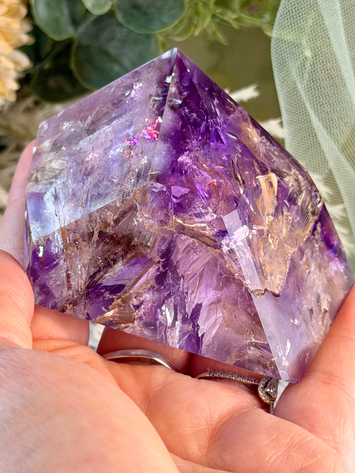 Polished Amethyst Elestial | Brazil
