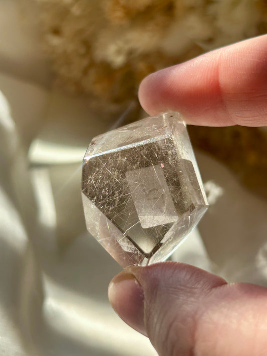 Fine Silver Rutile Freeform