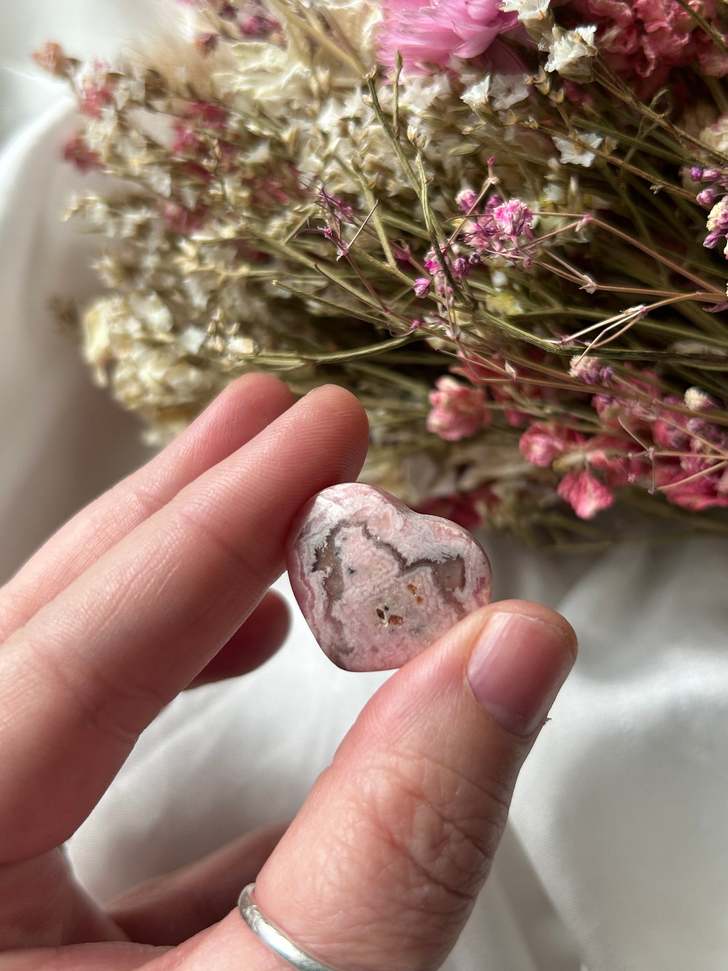 Mini Rhodochrosite heart