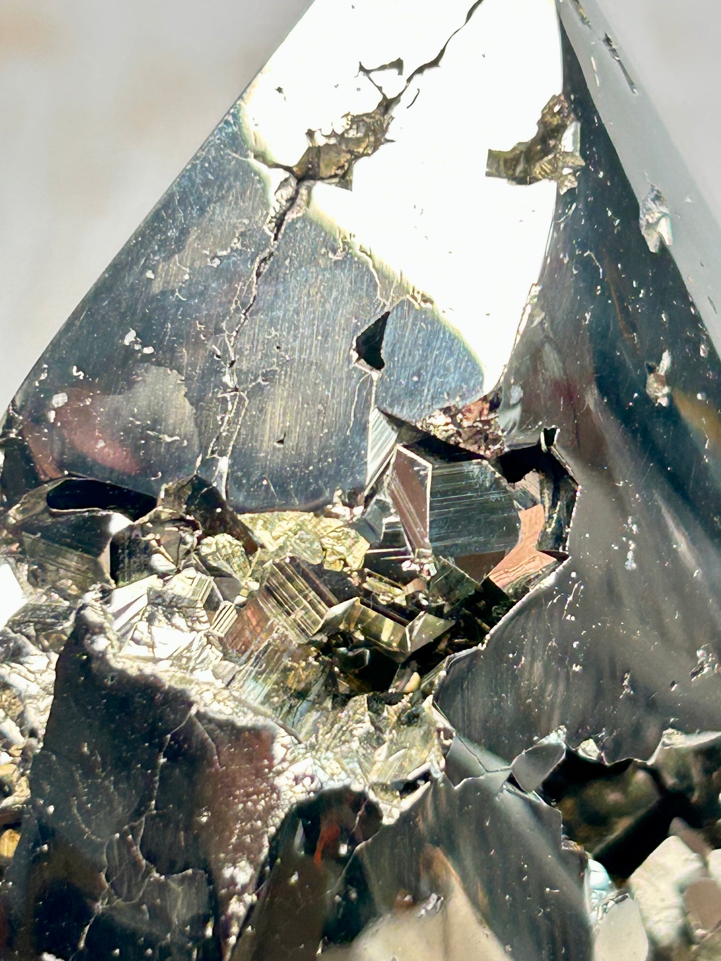 Golden Pyrite Flame | Protective & Abundance Stone