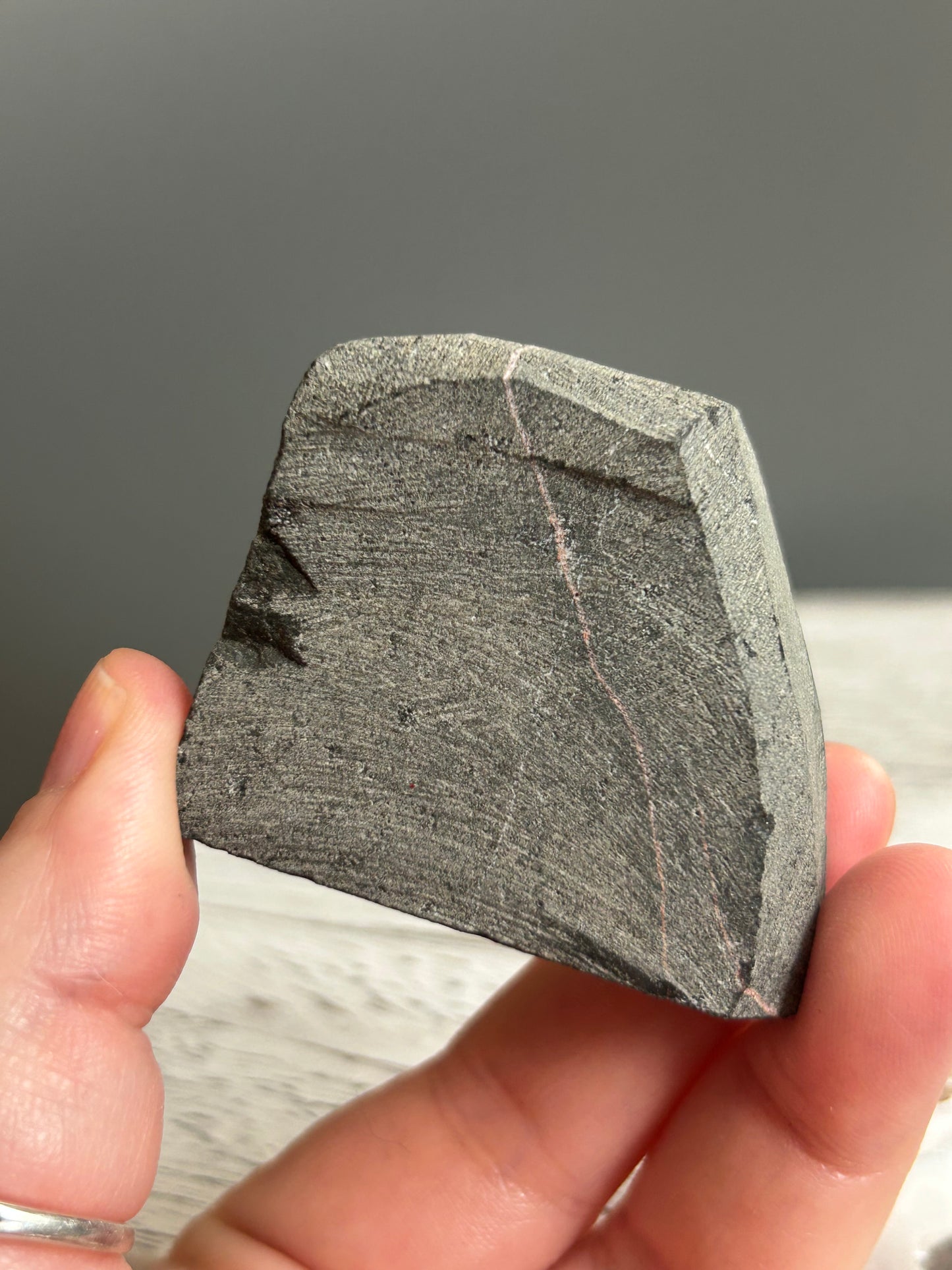 Grey Chalcedony Formation – Pune District (Pink/Purple Undertones)