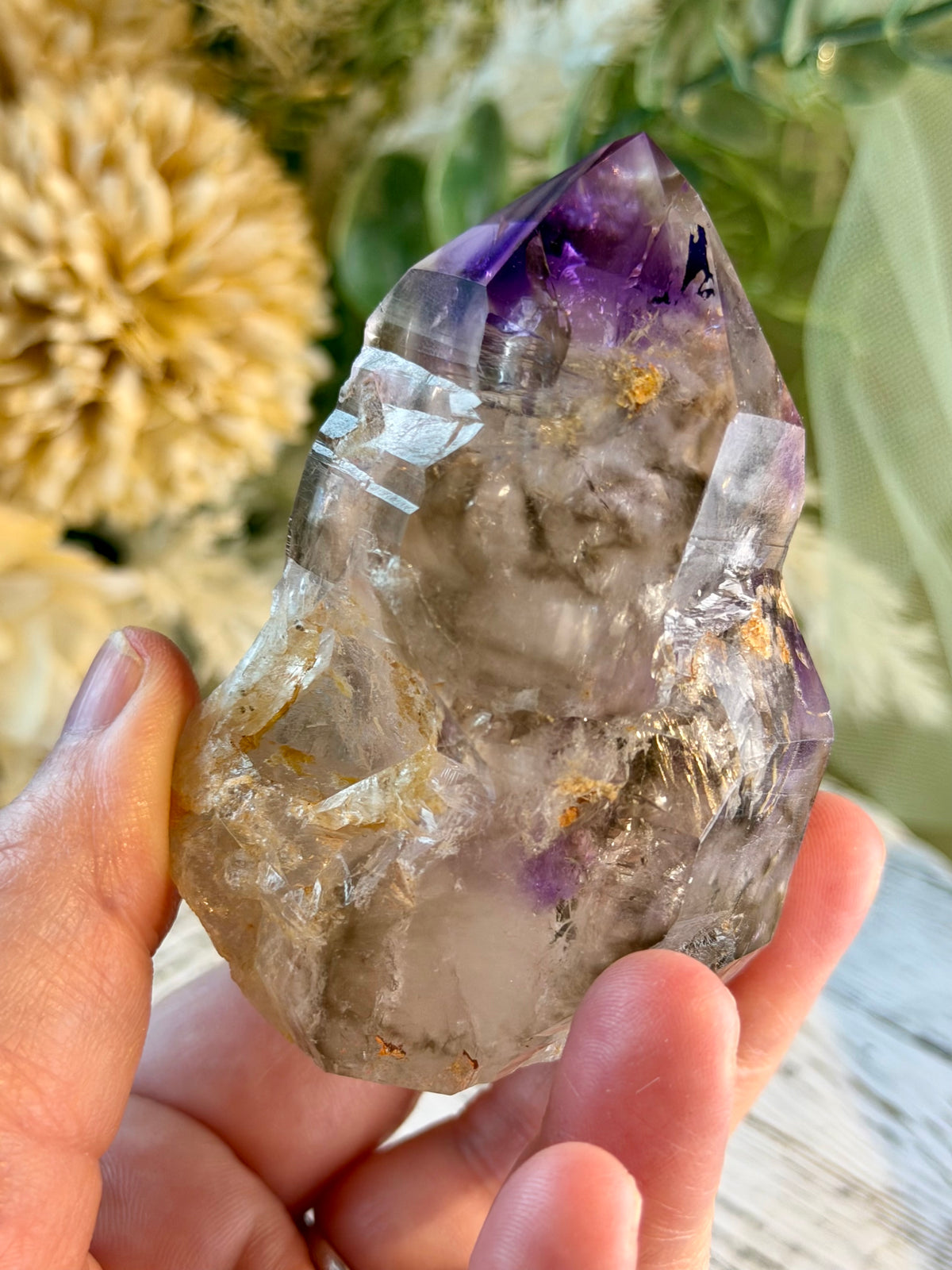 Polished Amethyst Elestial | Brazil | Self Standing