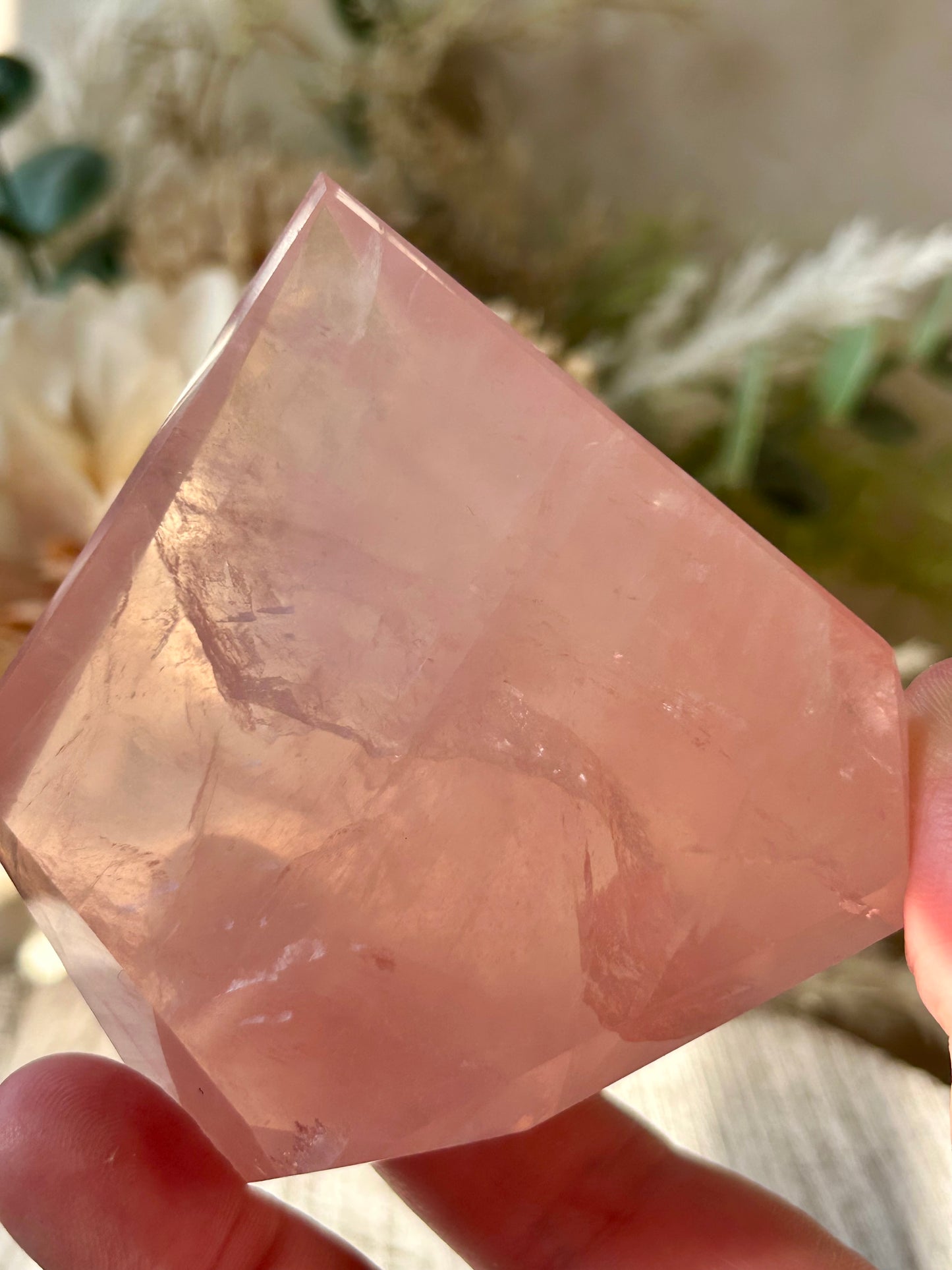 High Grade Bubblegum Pink Rose Quartz Freeform