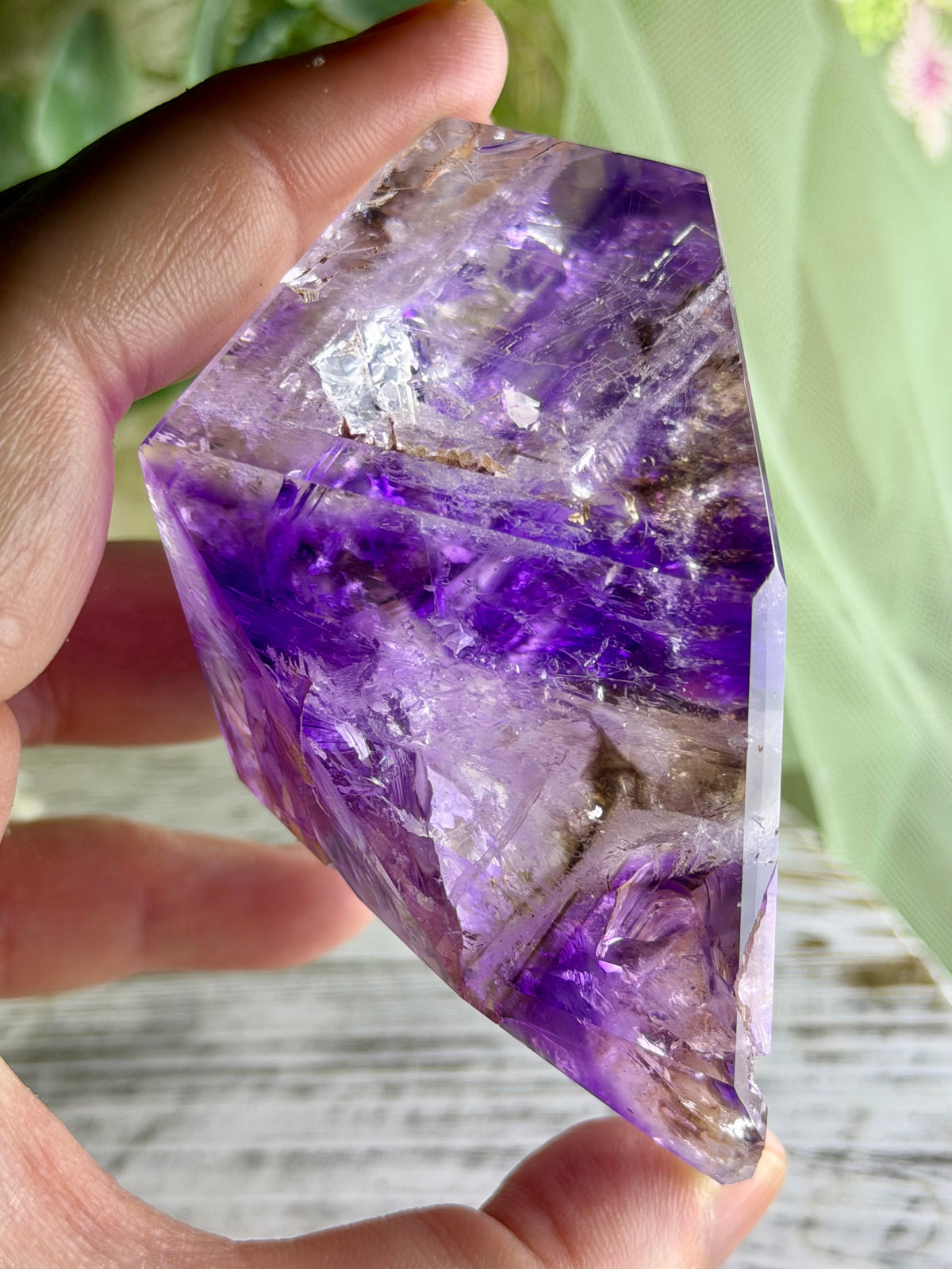 Polished Amethyst Elestial | Brazil