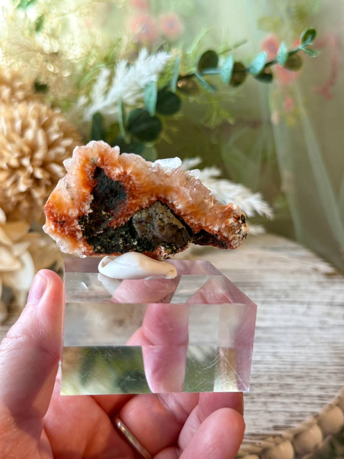 Chalcedony with Stellerite & Heulandite | Natural Mineral Specimen