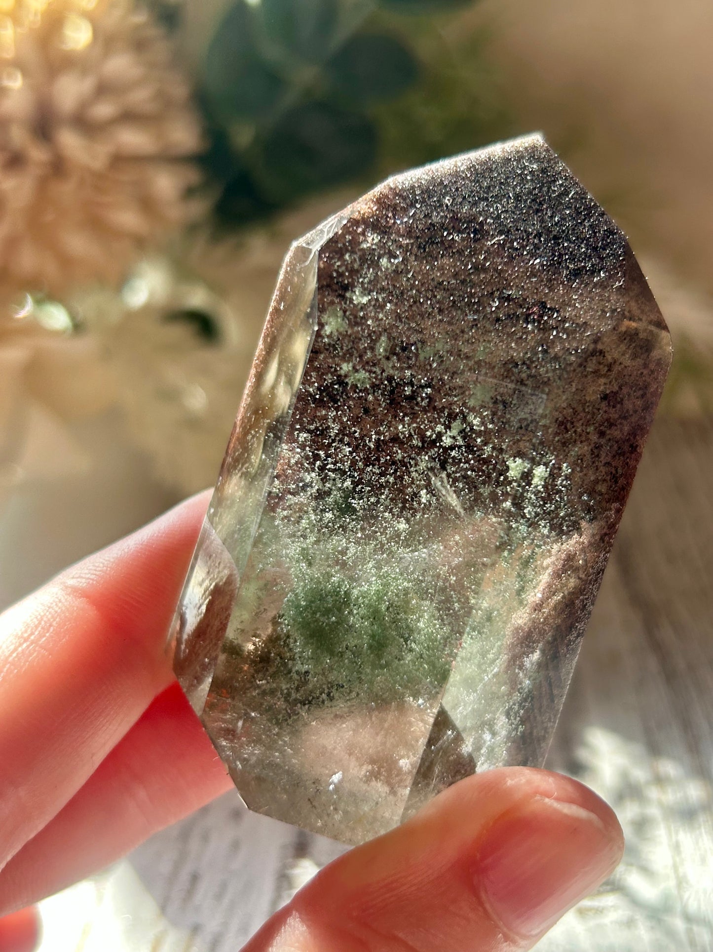 Inclusion Quartz Tower | Natural Quartz with Mineral Inclusions