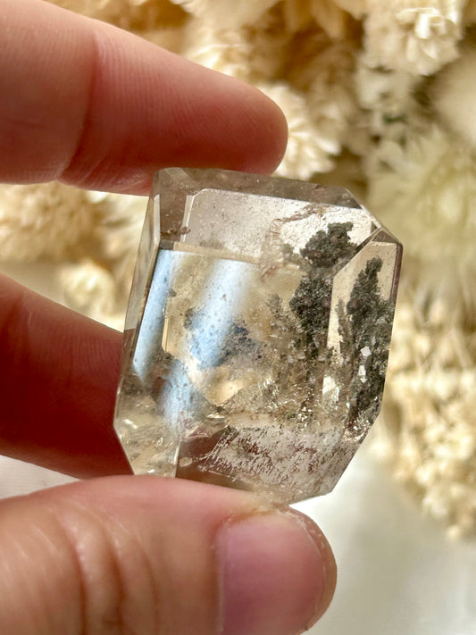 Lodolite Garden Quartz Freeform | Earth-Inspired Clarity and Inner Vision