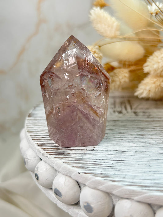 “Powellite” Amethyst | UV Reactive Growth, Spiritual Focus & Inner Illumination