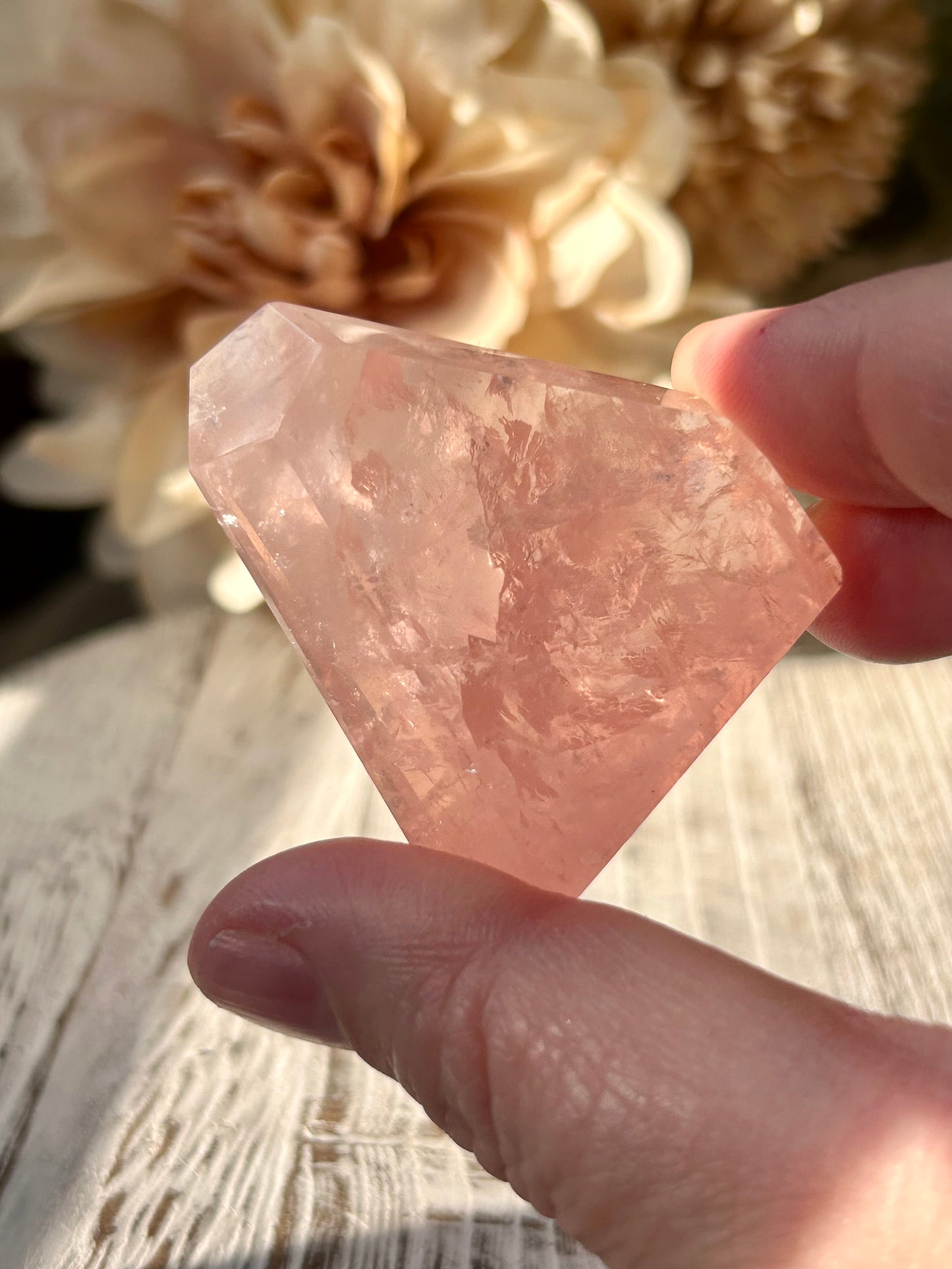 High Grade Bubblegum Pink Rose Quartz Freeform