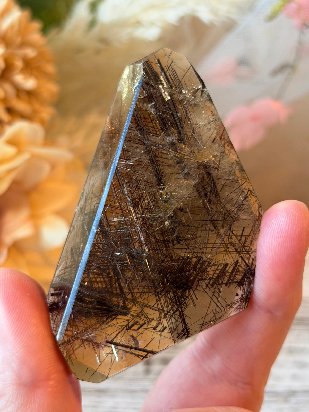 High Grade Rutilated Quartz | Natural Rutile Crystal