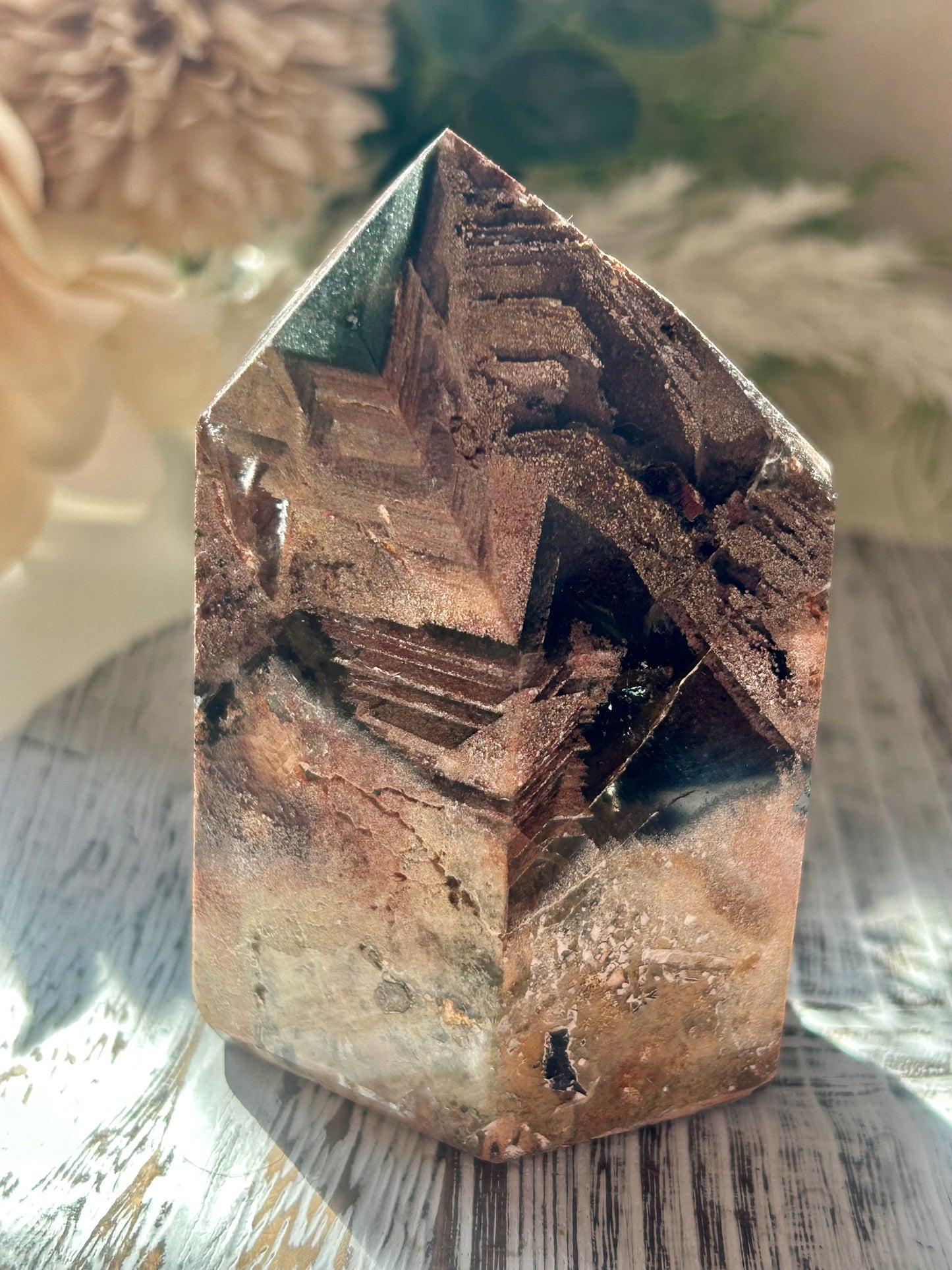 Inclusion Quartz Tower | Natural Quartz with Mineral Inclusions