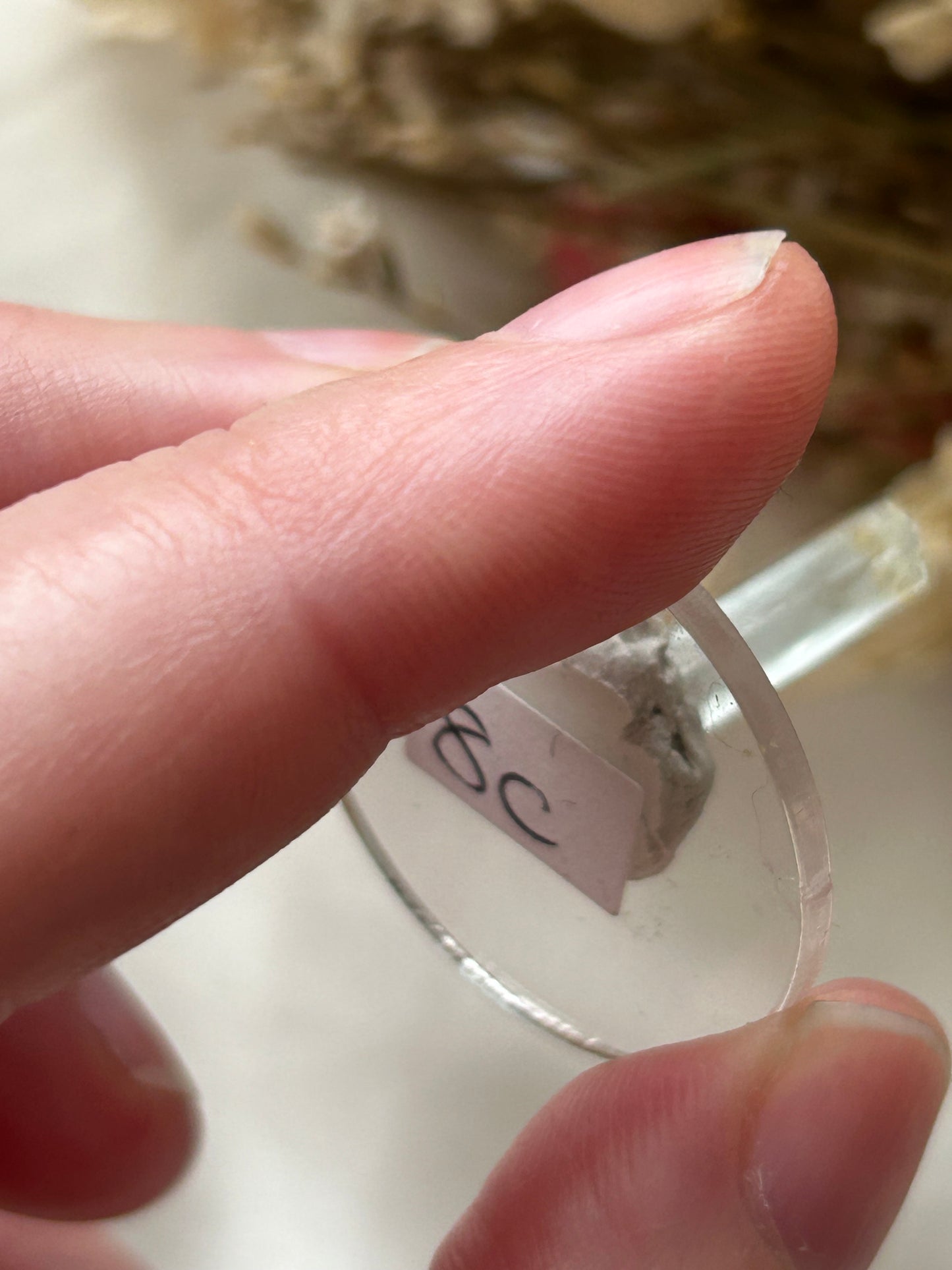 Aquamarine with black Rutile (Tourmaline)