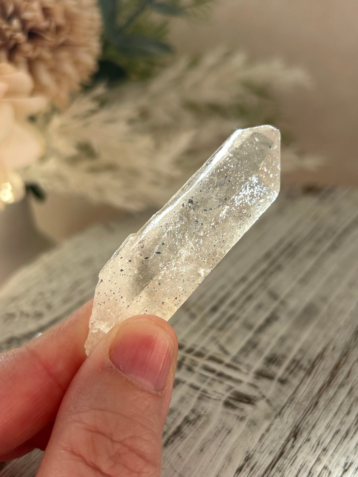 Anatase / Hematite Included Quartz Point
