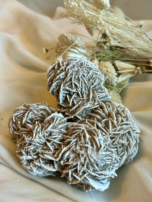 Desert rose crystal grounding stone