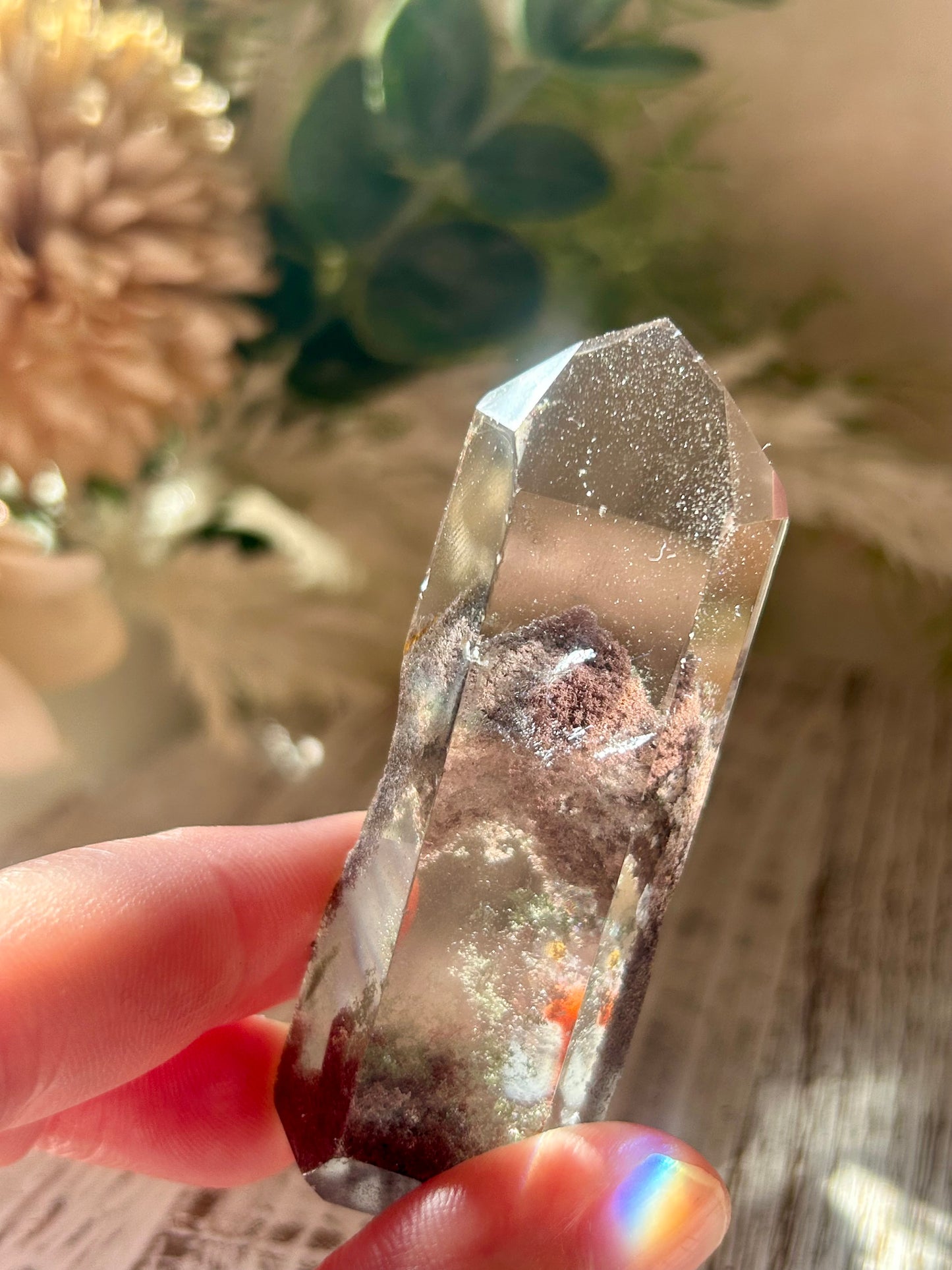 Inclusion Quartz Tower | Natural Quartz with Mineral Inclusions