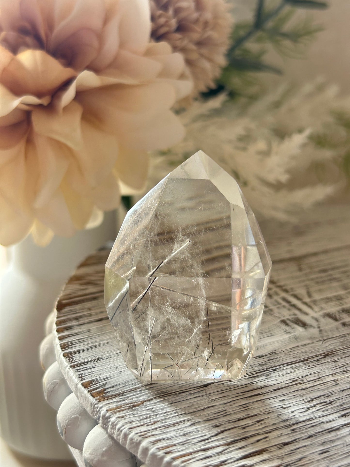 Citrine Rutile Tower – Golden Threads of Light