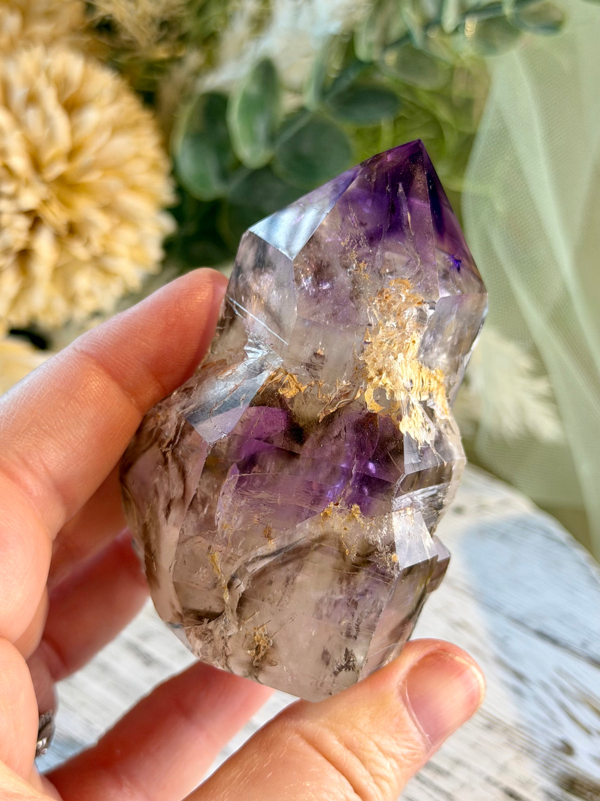 Polished Amethyst Elestial | Brazil | Self Standing
