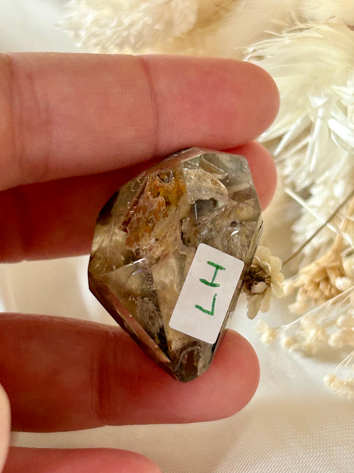 Polished Elestial Quartz – Ancient Wisdom Encased in Light